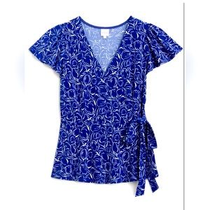 Kaileigh Miranda Side Tie Knit Top.  Small